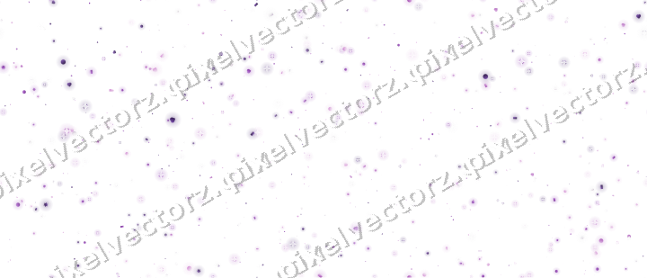 Nahtlose Glitzerstreuung in Violett auf transparentem Grund