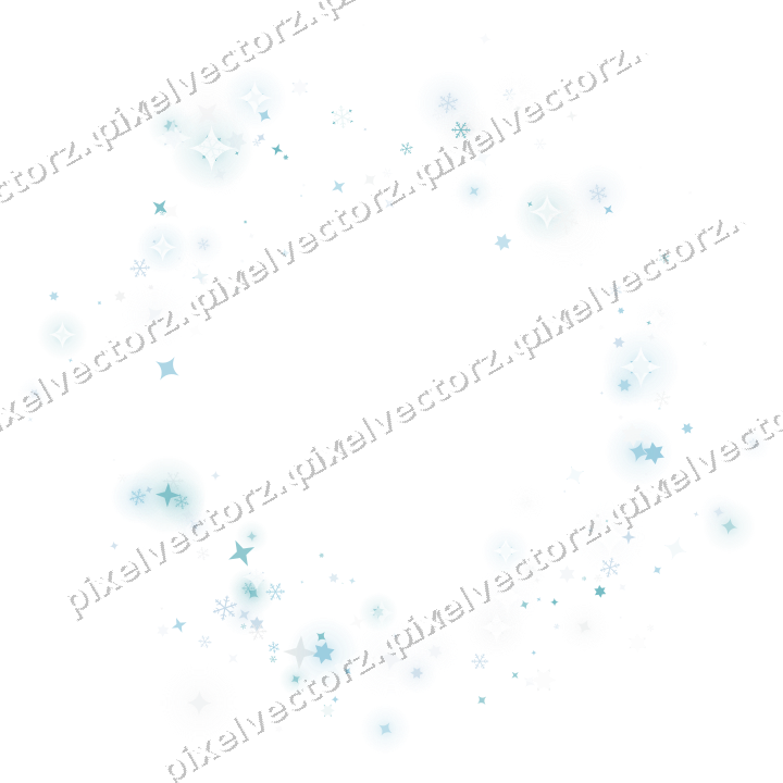 Nahtloser Glitzerkranz aus Sternen und Funken auf transparentem Grund