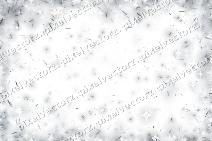 Nahtlose Glitzervignette aus Splittern auf transparentem Grund