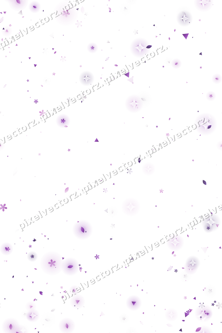 Nahtloser Glitzerkranz aus Blüten und Tropfen auf transparentem Grund