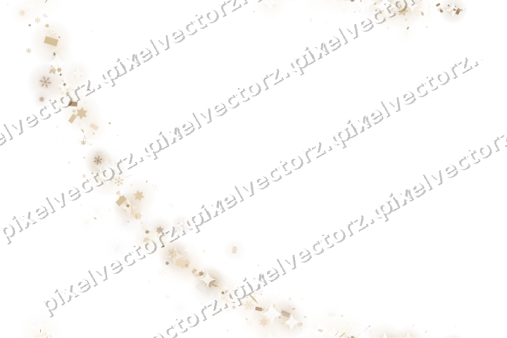 Nahtloser Glitzerbogen in Bernstein auf transparentem Grund