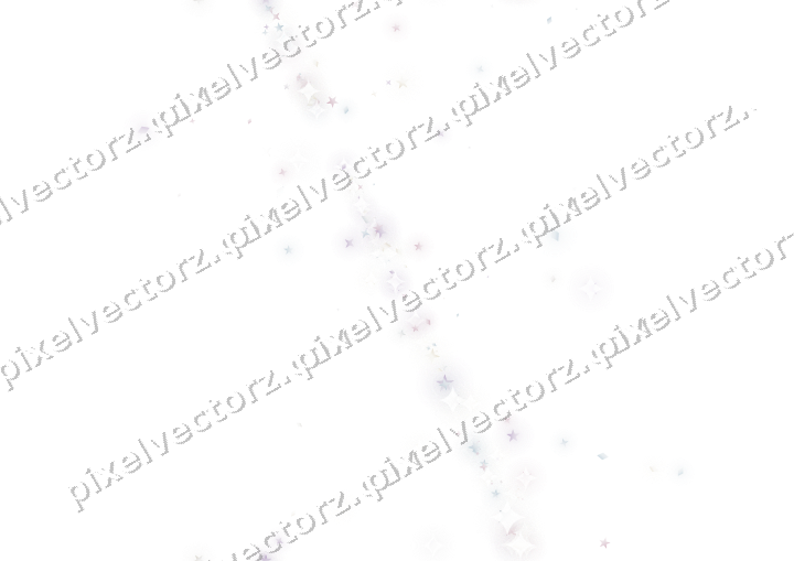Nahtloses Glitzerband aus Sternen und Rauten auf transparentem Grund