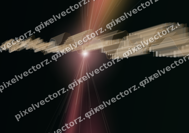 Leuchtender Neon Diagramm Hintergrund in Rosa und Bernstein