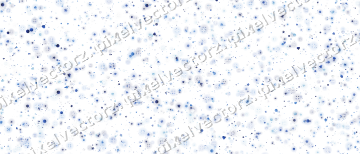 Nahtlose Glitzerstreuung in Blau und Türkis auf transparentem Grund