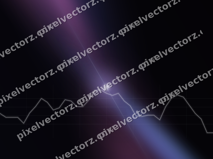Leuchtender Neon Diagramm Hintergrund in Violett und Blau