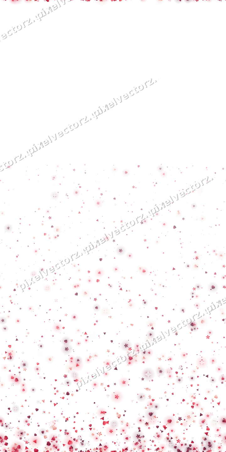 Nahtloser Glitzeraufstieg in Rosa und Rot auf transparentem Grund