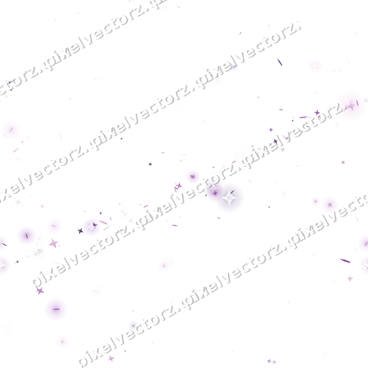 Nahtloses Glitzerband in Violett auf transparentem Grund
