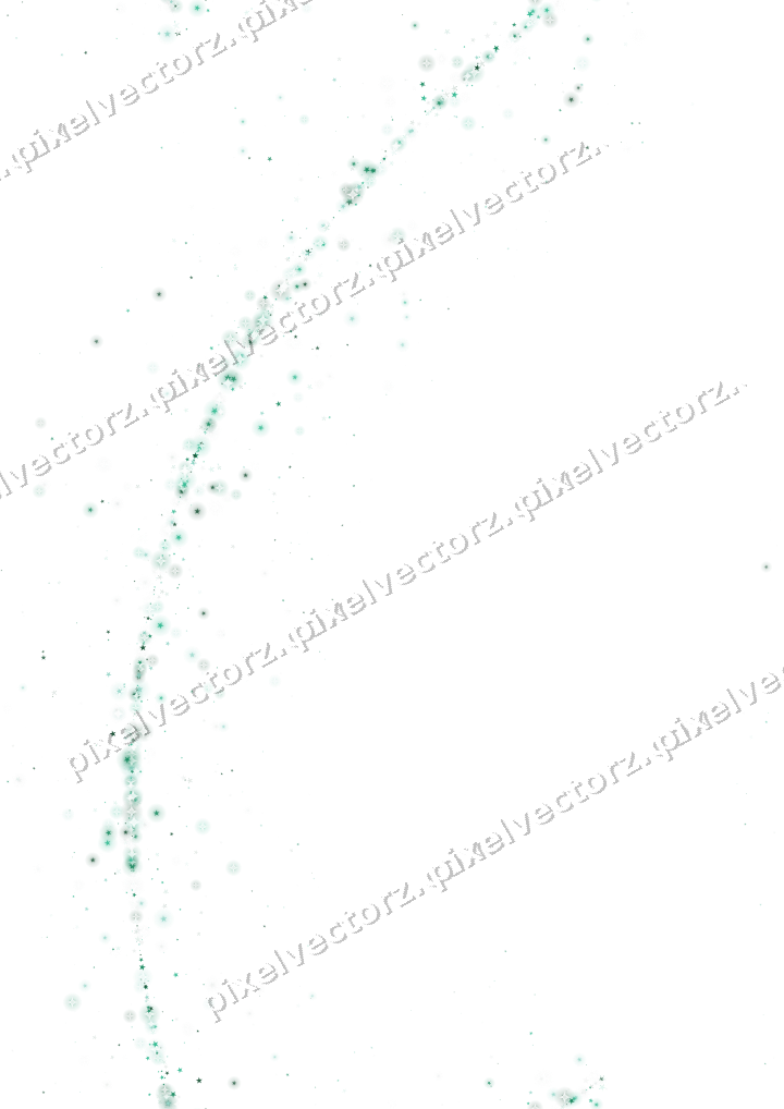 Nahtloser Glitzerbogen aus Sternen auf transparentem Grund