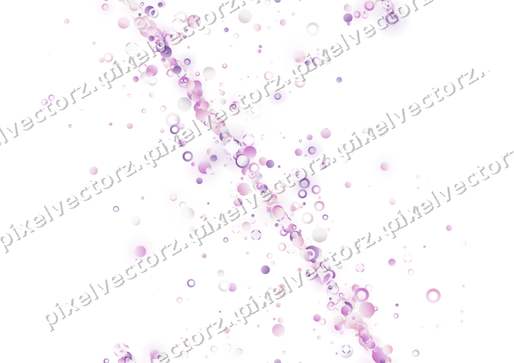 Nahtloses Glitzerband aus Punkten und Ringen auf transparentem Grund