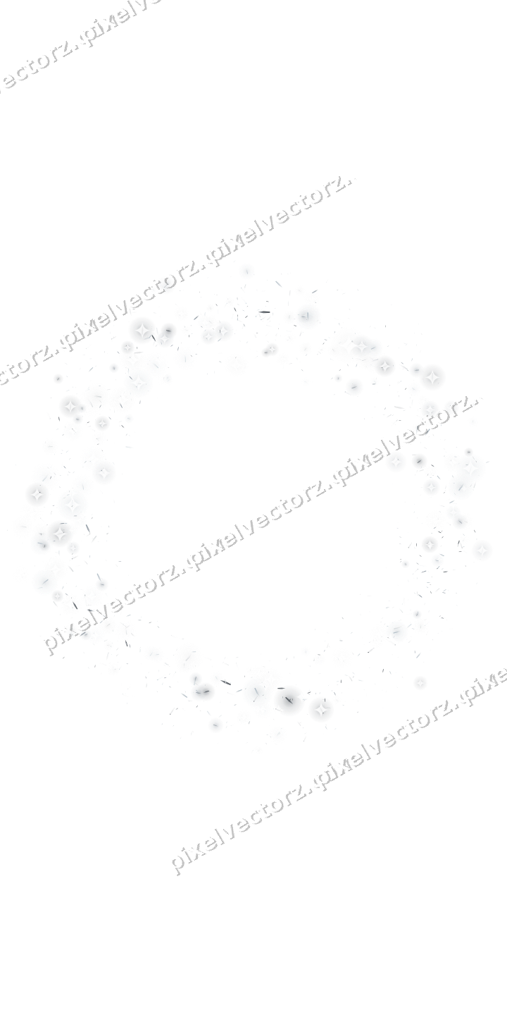 Nahtloser Glitzerkranz aus Splittern auf transparentem Grund
