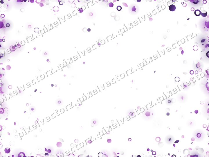 Nahtlose Glitzervignette in Violett auf transparentem Grund