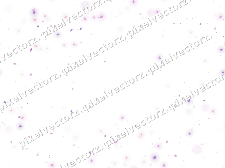 Nahtloser Glitzerkranz aus Rauten in Magenta auf transparentem Grund