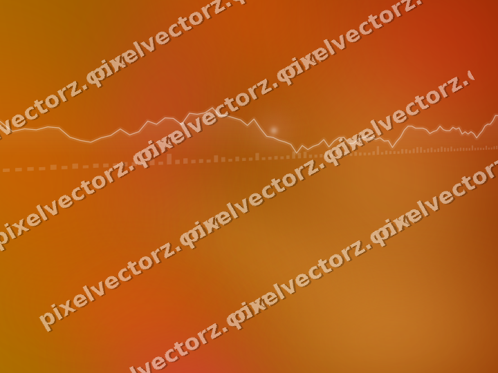 Leuchtender Neon Diagramm Hintergrund in Rot und Orange