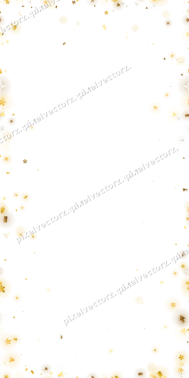 Nahtlose Glitzervignette auf transparentem Grund
