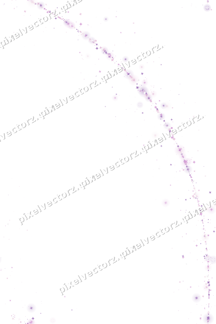 Nahtloser Glitzerbogen aus Funken in Magenta auf transparentem Grund