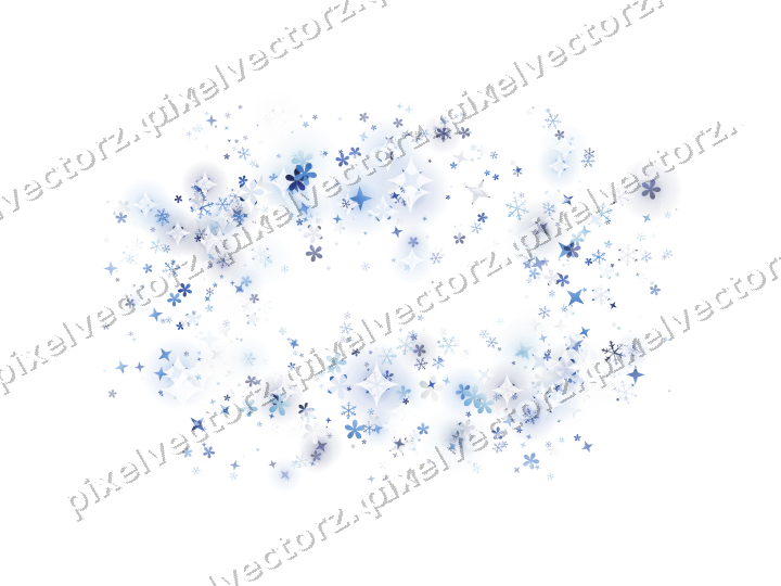 Nahtloser Glitzerrahmen in Blau und Türkis auf transparentem Grund