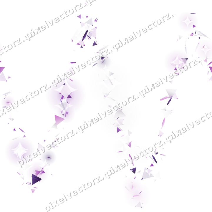 Nahtlose Glitzerwelle in Violett auf transparentem Grund