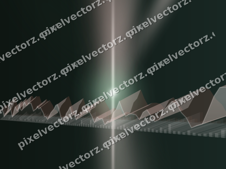 Leuchtender Neon Diagramm Hintergrund in Dunkelgrün und Rot