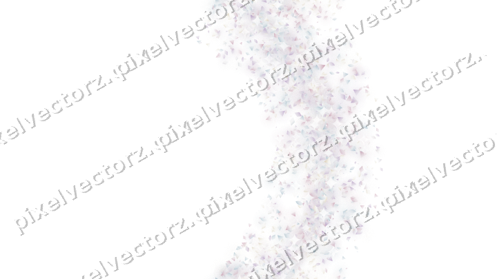 Nahtloser Glitzerbogen aus Tropfen und Rauten auf transparentem Grund