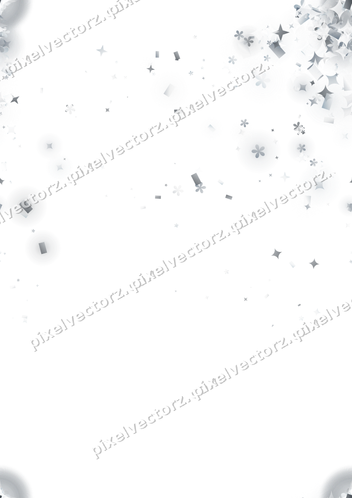 Nahtloser Glitzerfächer aus Sternen und Funken auf transparentem Grund