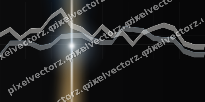 Leuchtender Neon Diagramm Hintergrund in Blau und Rot