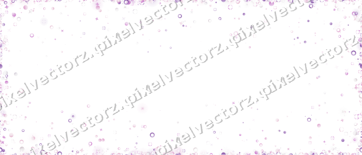 Nahtlose Glitzervignette in Magenta auf transparentem Grund