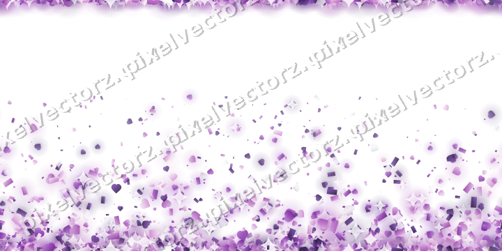 Nahtloser Glitzeraufstieg in Violett auf transparentem Grund