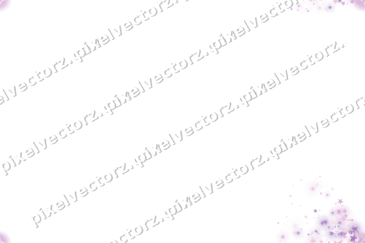 Nahtloser Glitzerfächer aus Sternen in Magenta auf transparentem Grund
