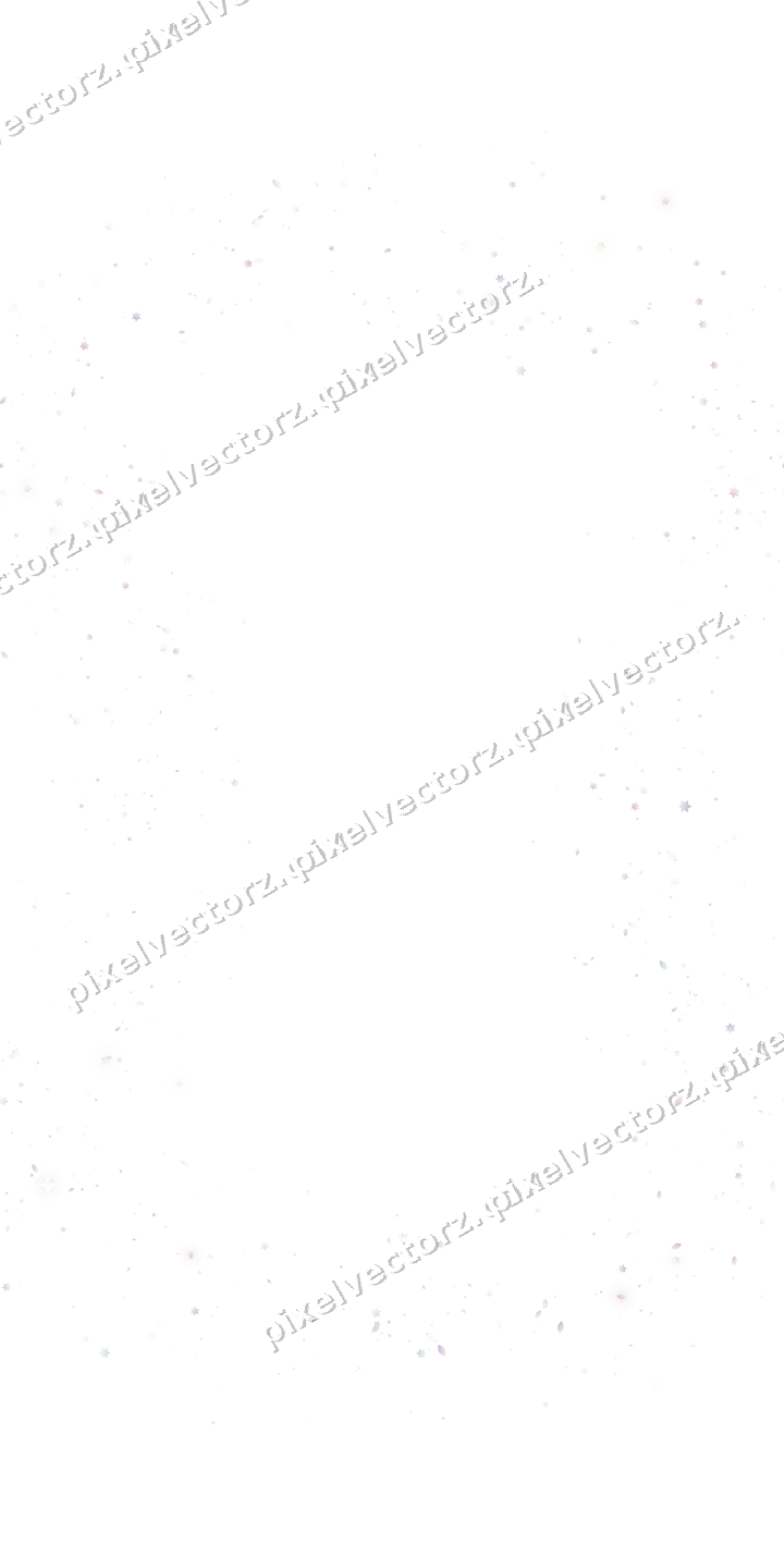 Nahtloser Glitzerkranz aus Sternen und Tropfen auf transparentem Grund