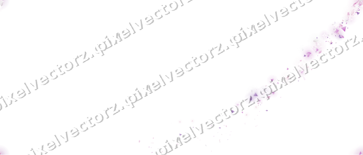 Nahtloser Sternenschweif in Magenta auf transparentem Grund