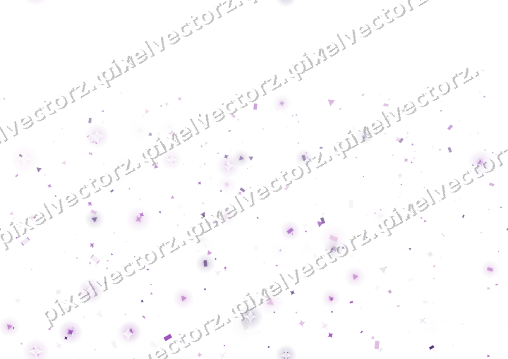 Nahtloser Glitzeraufstieg in Violett auf transparentem Grund