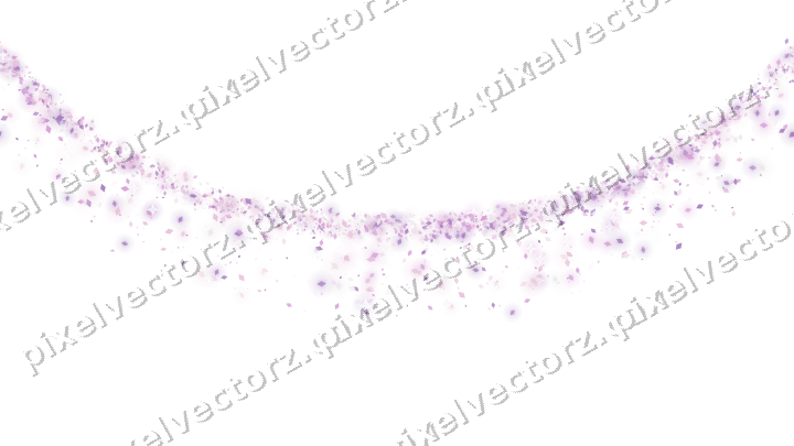 Nahtlose Glitzergirlande aus Rauten in Magenta auf transparentem Grund