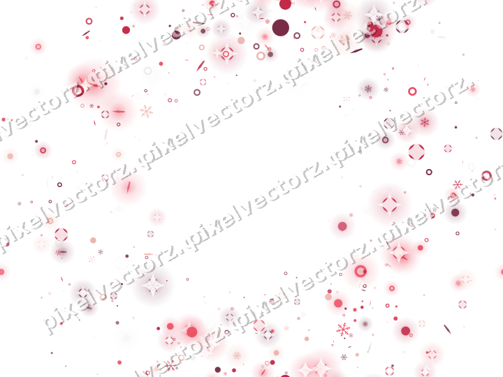 Nahtloser Glitzerkranz in Rosa und Rot auf transparentem Grund