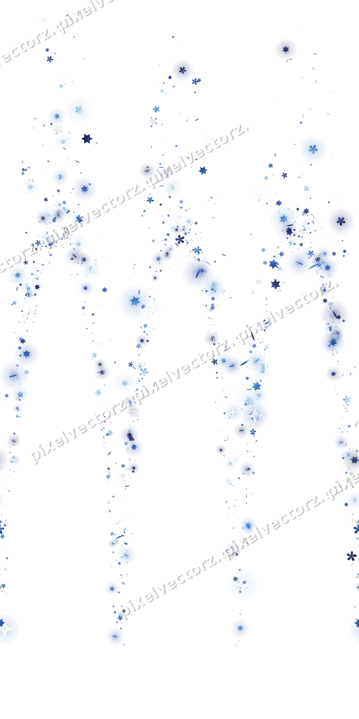 Nahtlose Glitzergirlande in Blau und Türkis auf transparentem Grund