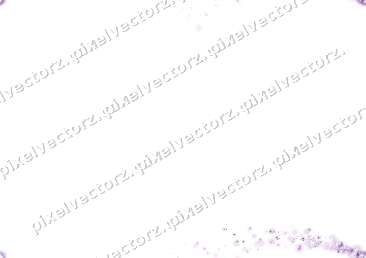 Nahtloser Sternenschweif in Violett auf transparentem Grund
