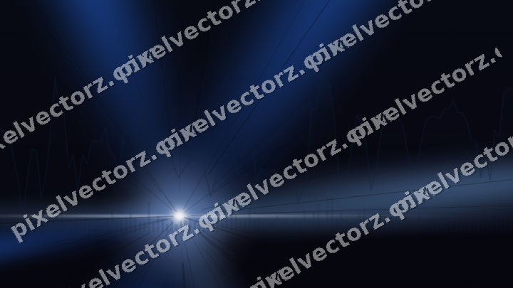 Leuchtender Neon Diagramm Hintergrund in Blau
