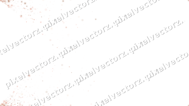 Nahtloser Glitzerfächer in Orange und Rot auf transparentem Grund