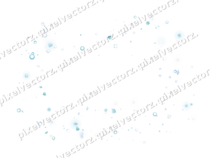 Nahtloser Glitzerrahmen aus Sternen und Herzen auf transparentem Grund