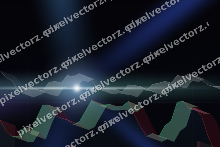 Leuchtender Neon Diagramm Hintergrund in Blau und Türkis