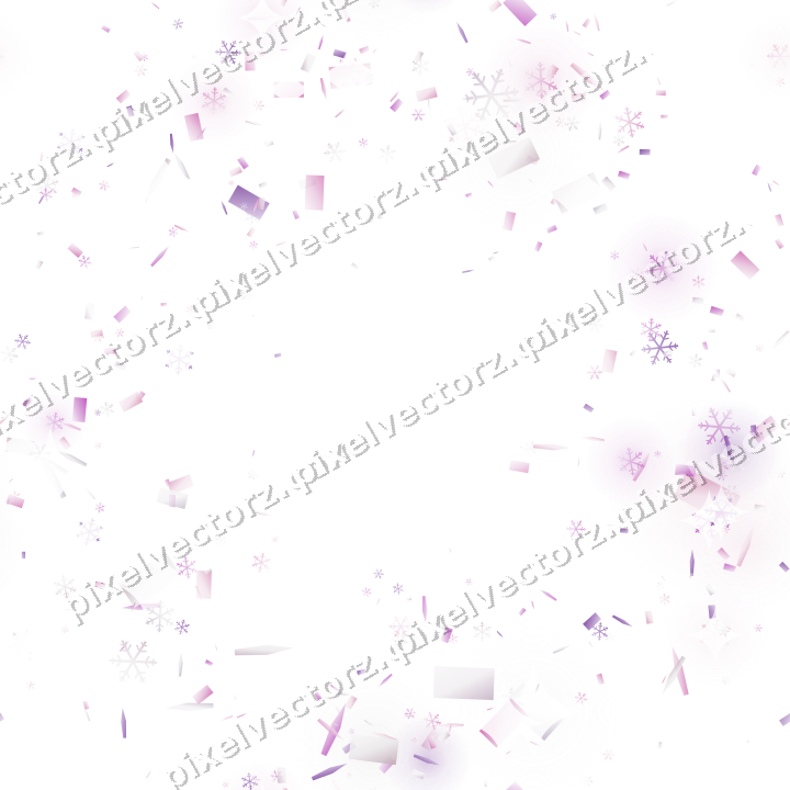 Nahtloser Glitzerkranz in Magenta und Violett auf transparentem Grund
