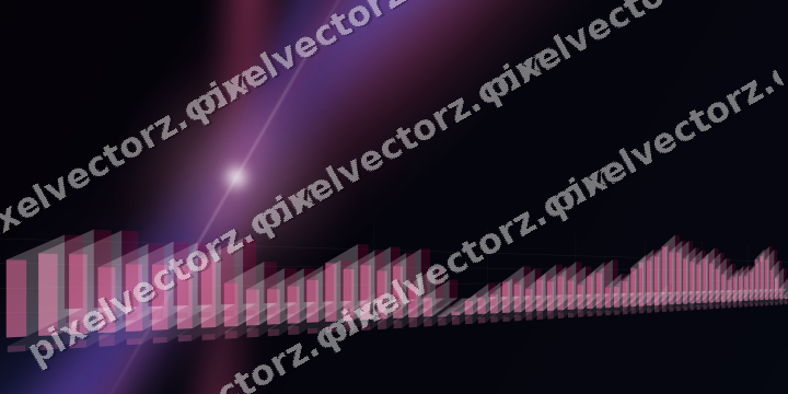 Leuchtender Neon Diagramm Hintergrund in Rosa und Blau