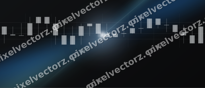 Leuchtender Neon Diagramm Hintergrund in Blau und Petrol