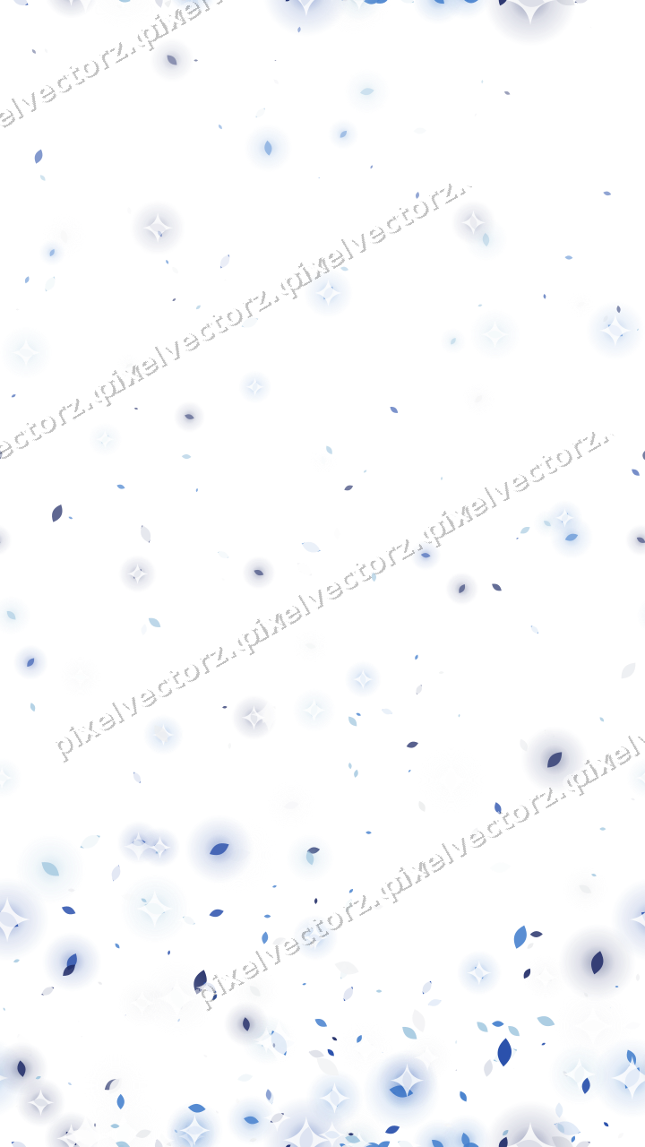 Nahtloser Glitzeraufstieg aus Tropfen in Blau auf transparentem Grund