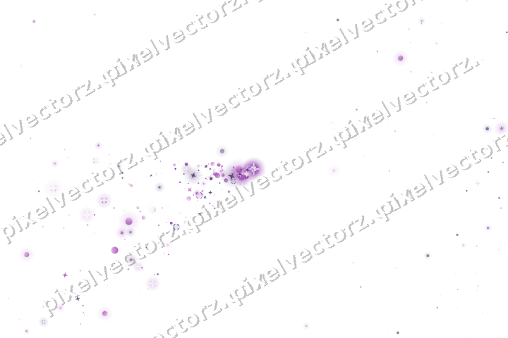 Nahtloser Glitzerfächer in Violett auf transparentem Grund
