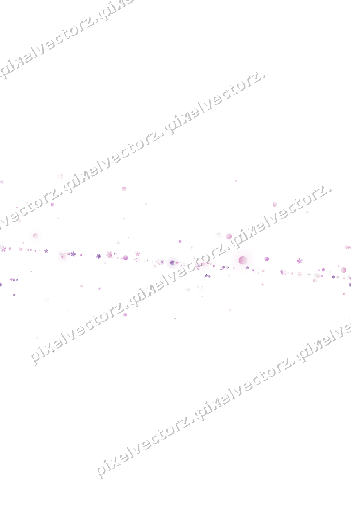 Nahtloses Glitzerband aus Blüten und Punkten auf transparentem Grund