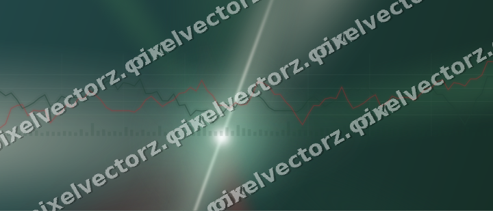 Leuchtender Neon Diagramm Hintergrund in Dunkelgrün und Rot