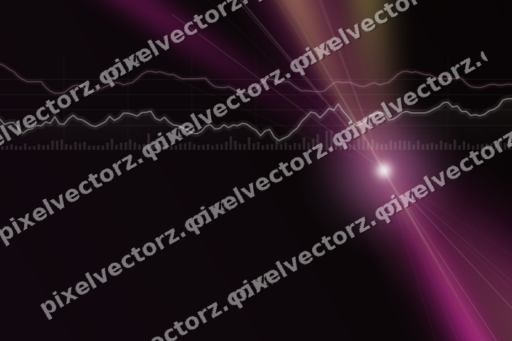 Leuchtender Neon Diagramm Hintergrund in Magenta und Limette
