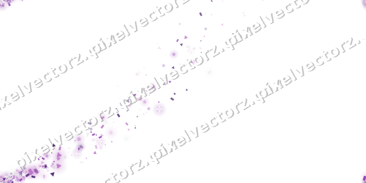 Nahtloser Sternenschweif in Violett auf transparentem Grund