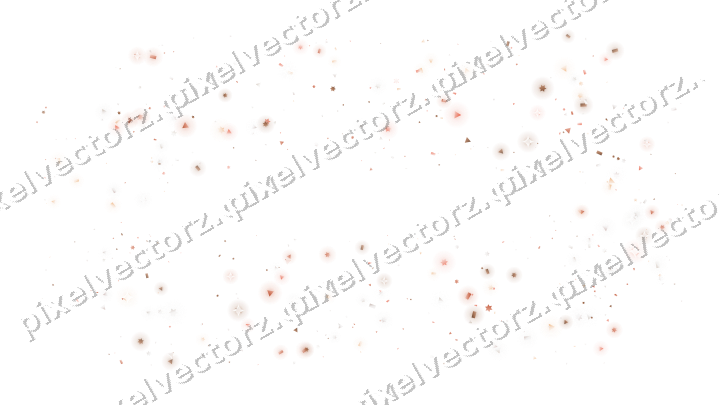 Nahtloser Glitzerrahmen in Orange und Rot auf transparentem Grund