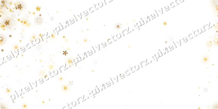 Nahtloser Glitzerfächer aus Blüten auf transparentem Grund